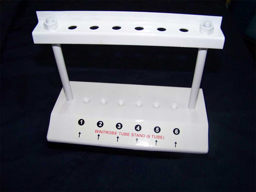 Powder Coated ESR & Wintrob Tube Stand